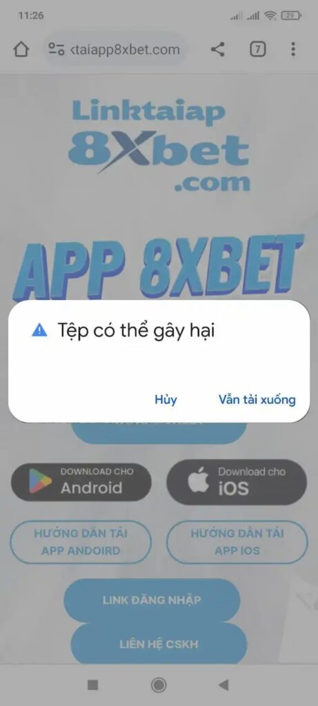 Tải app cho Android